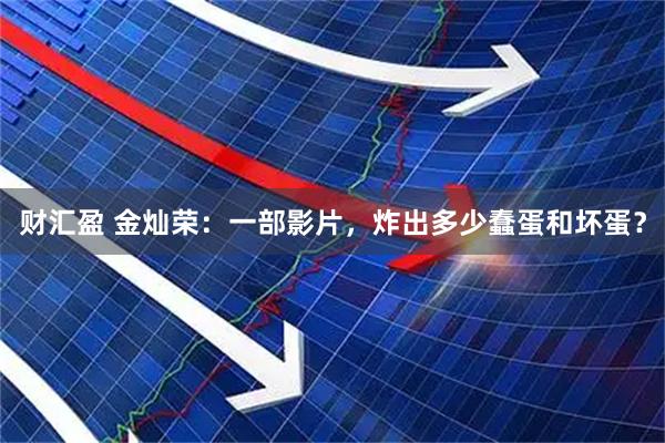 财汇盈 金灿荣：一部影片，炸出多少蠢蛋和坏蛋？